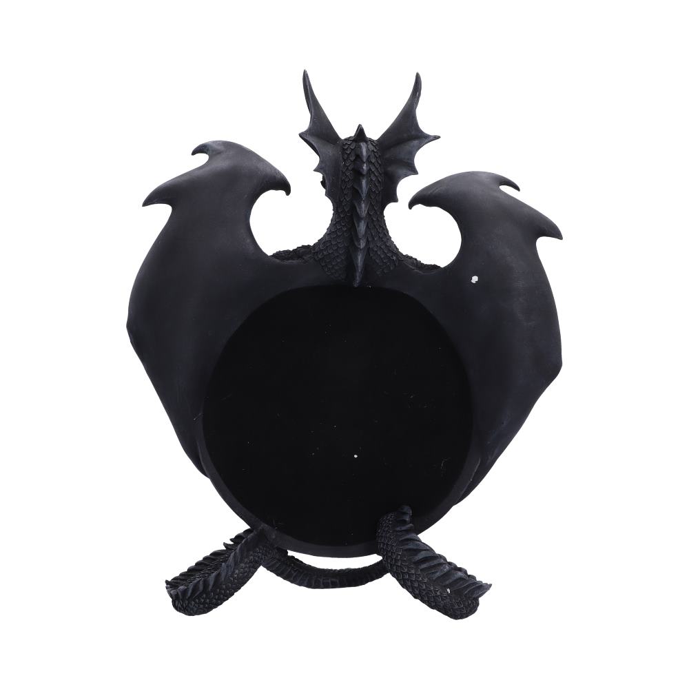Darkwing Reflection Dragon Mirror - black rear panel and sculpted dragon surround
