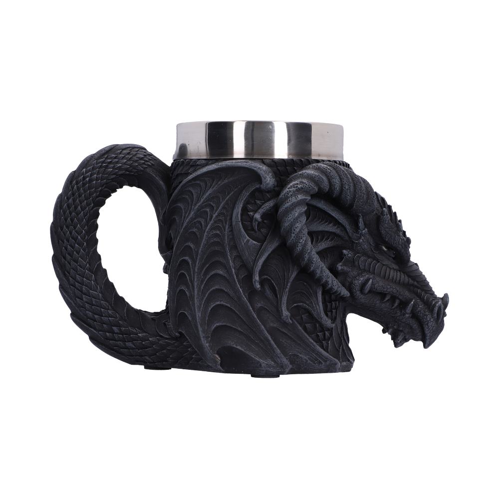 Darkwing Dragon Tankard - opposite dragon-head profile and wing-patterned body