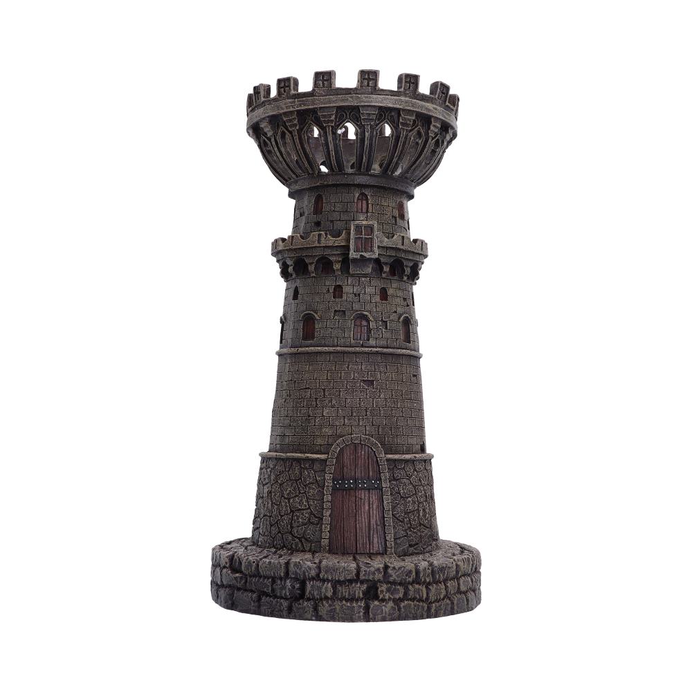 Kings Watch Castle Candle Holder - rear castle brickwork and sculpted base