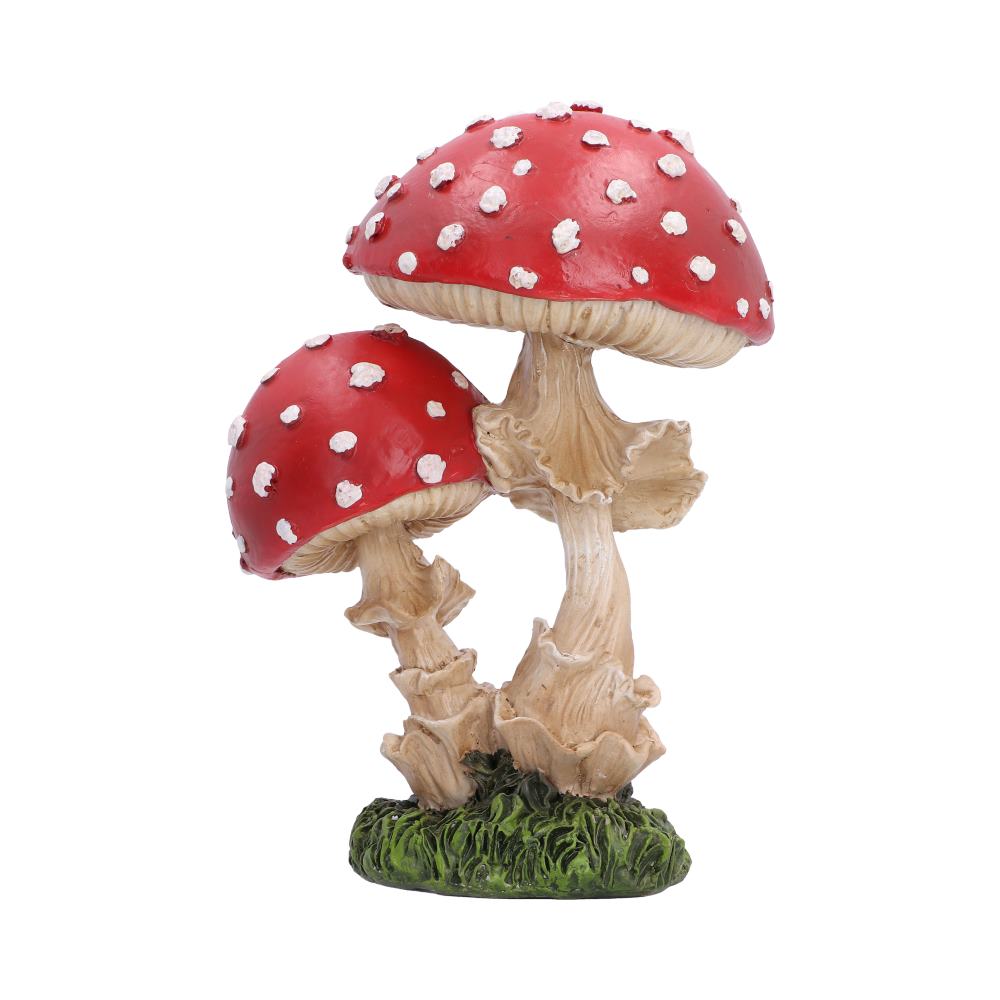 Wildwood Toadstools Ornament - side view beneath the two rounded toadstool caps