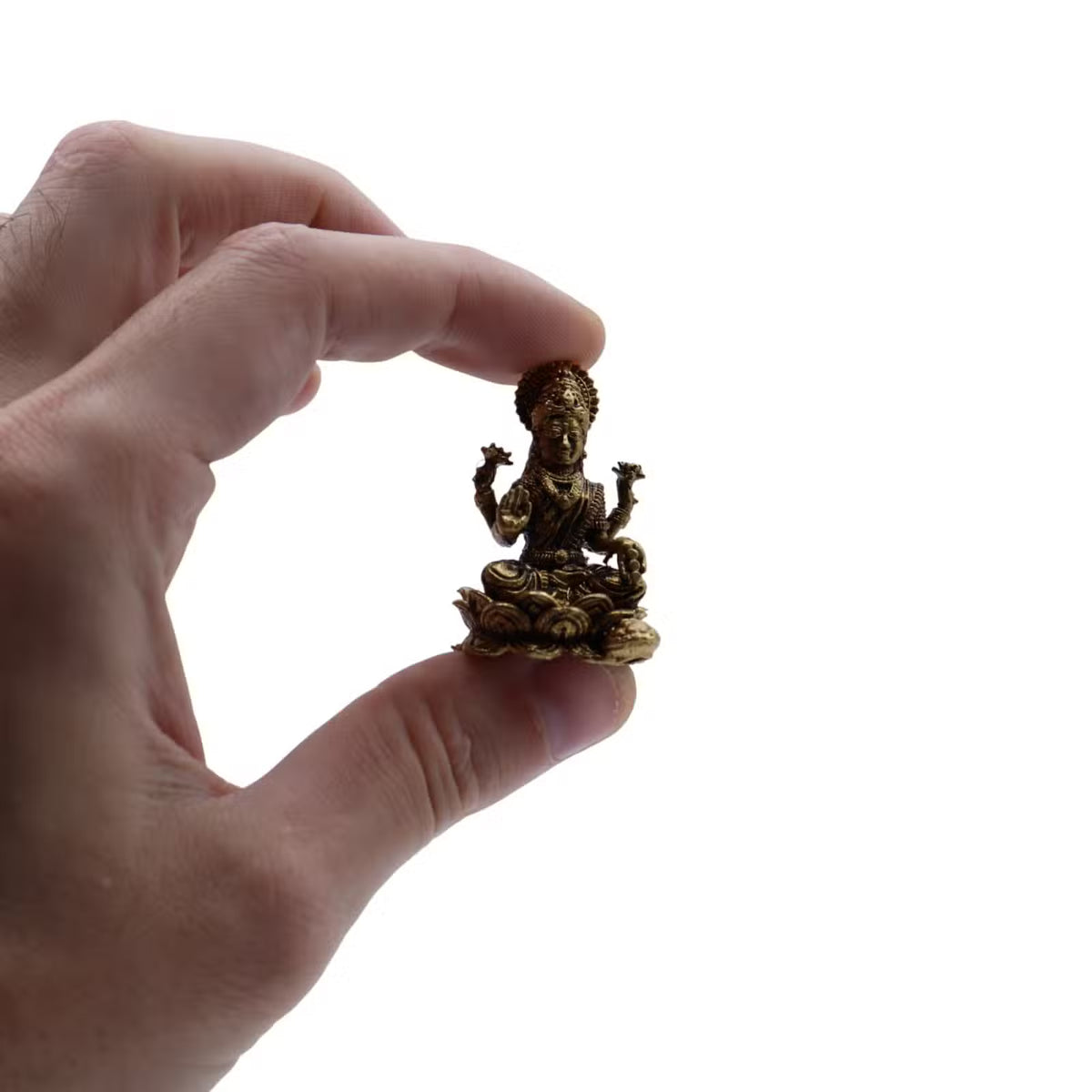 Brass Miniature Gods - Laxmi - 37mm