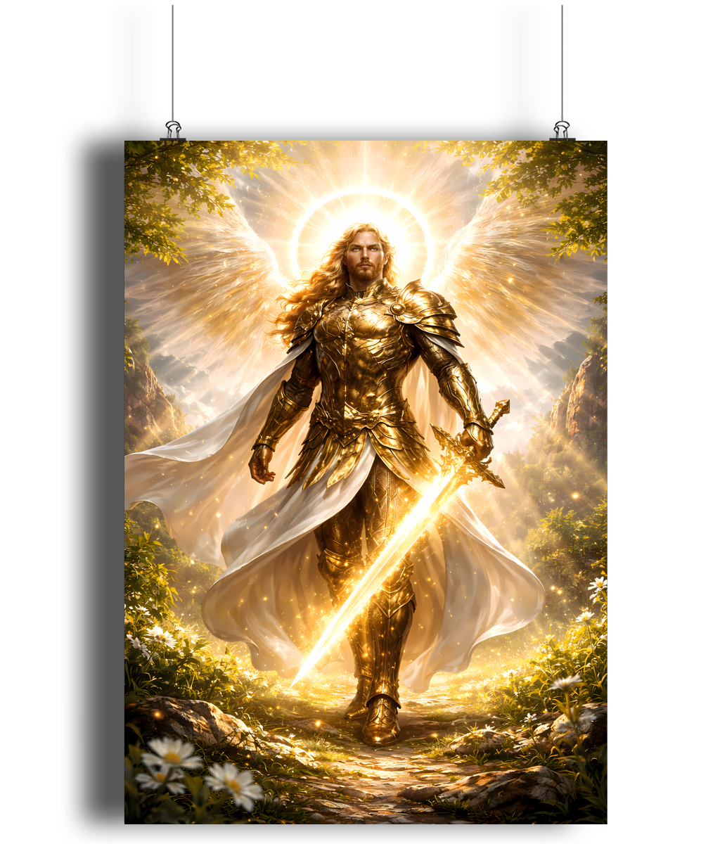 Baldr Norse art print A4 god of light mythology wall art