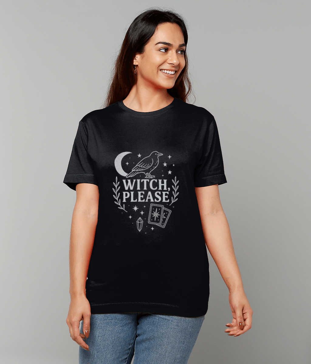 Witch Please T-shirt – witchy slogan graphic cotton tee