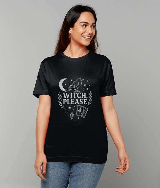 Witch Please T-shirt – witchy slogan graphic cotton tee
