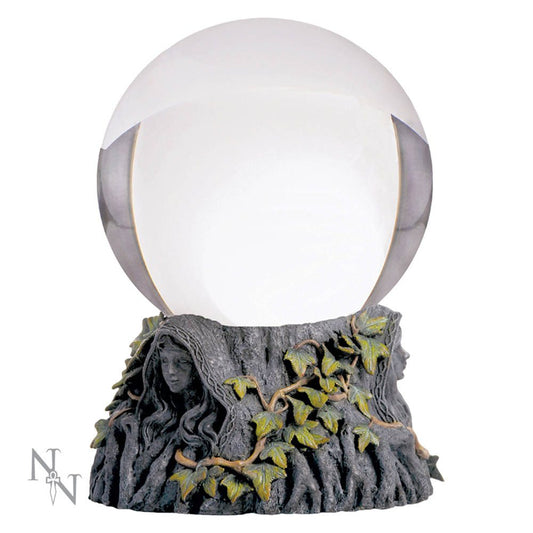 Crystal Ball Stand Maiden Mother Crone and Ball