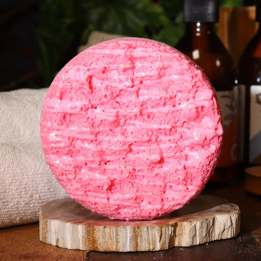 Pink Razzle Dazzle Butter Bubble Soap Sponge with raspberry slush fragrance, 230g