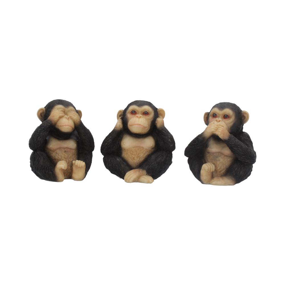 Three Wise Chimps Figurines