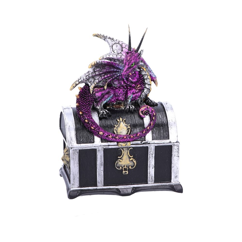 Reptilian Riches Dragon On TreasureChest