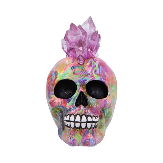 Psychedelic Crystal LED Mohawk Skull