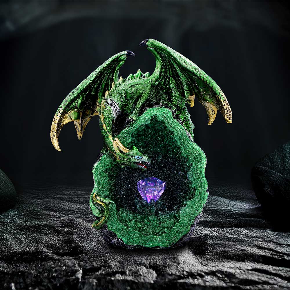 Emerald Overseer Dragon Figurine