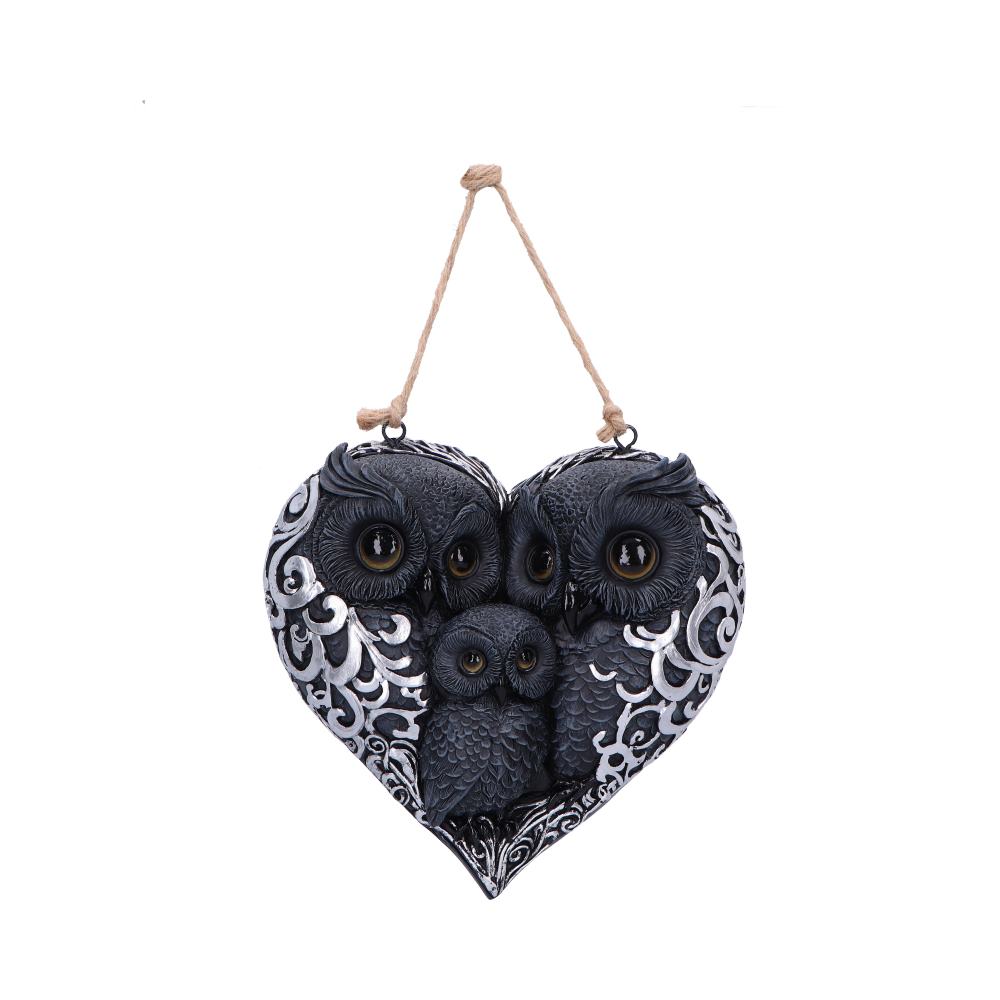 Twilight Trio Owl Family Wall Plaque