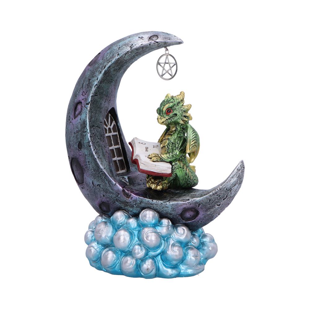 Moonbound Scholar Dragon Figurine