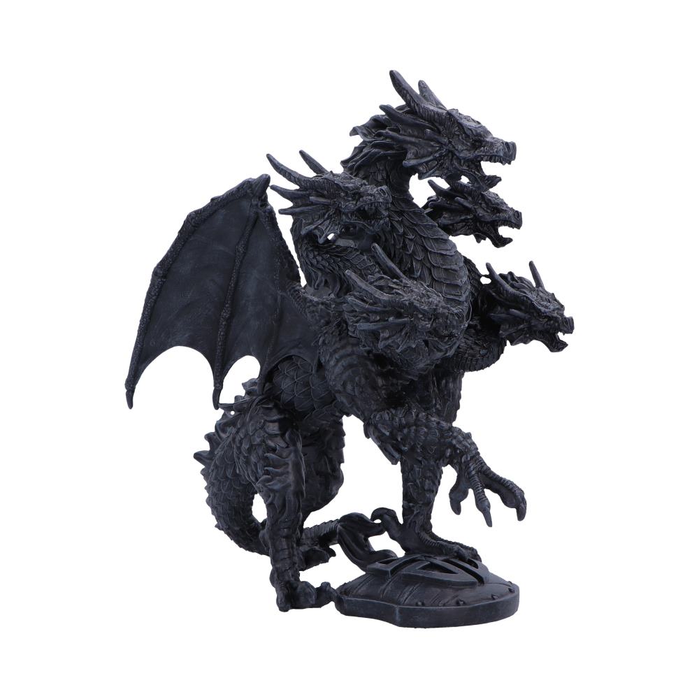 Shadow Hydra Five-Headed Dragon Figurine - angled view of five-headed creature