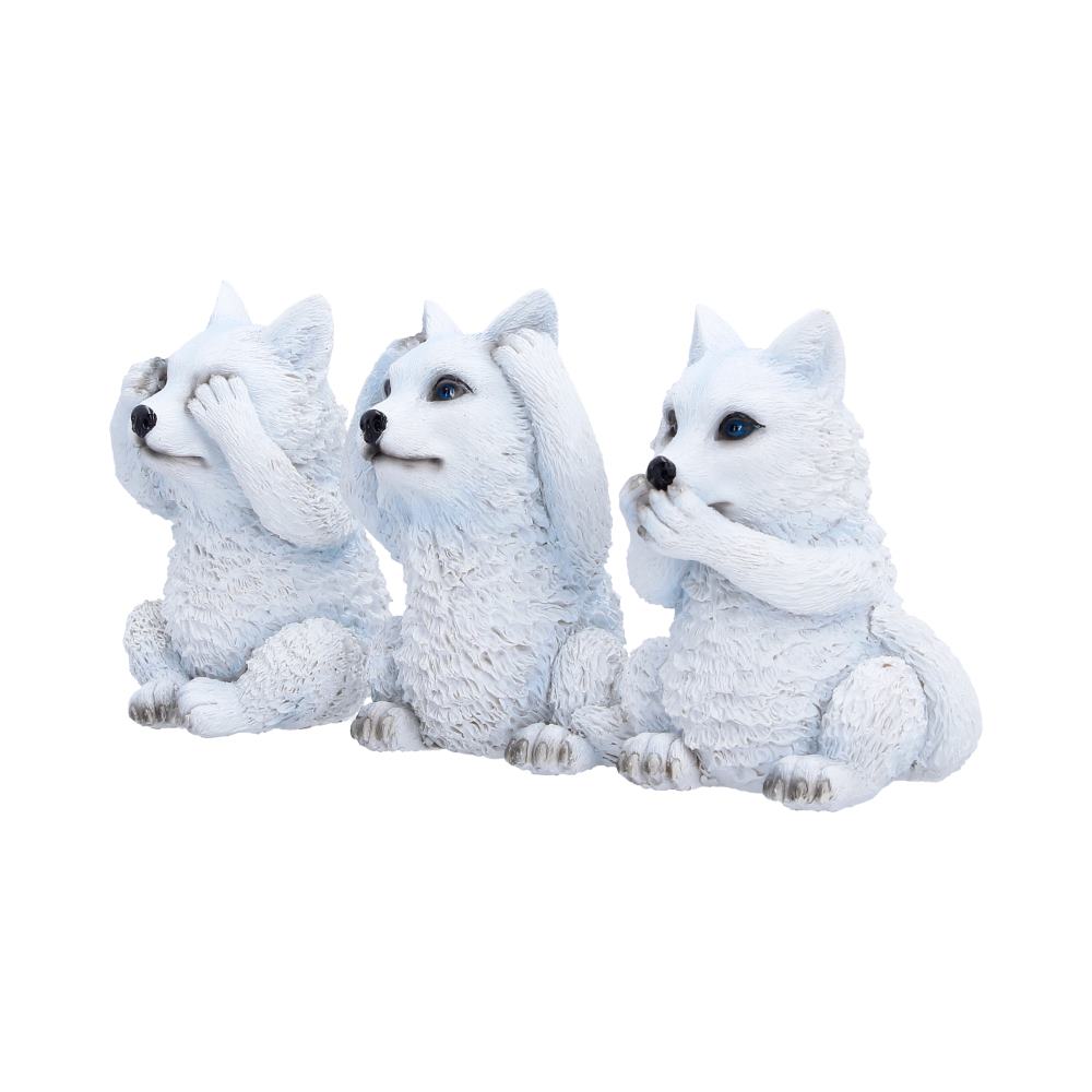 Three Wise Wolf Pups
