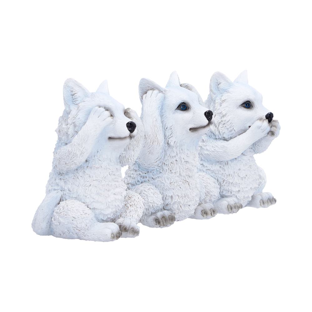 Three Wise Wolf Pups