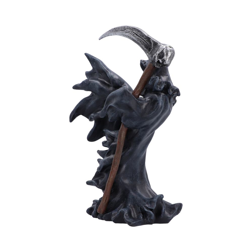 Shadow of Death Reaper Ornament - angled blade with skull detail above the hidden face