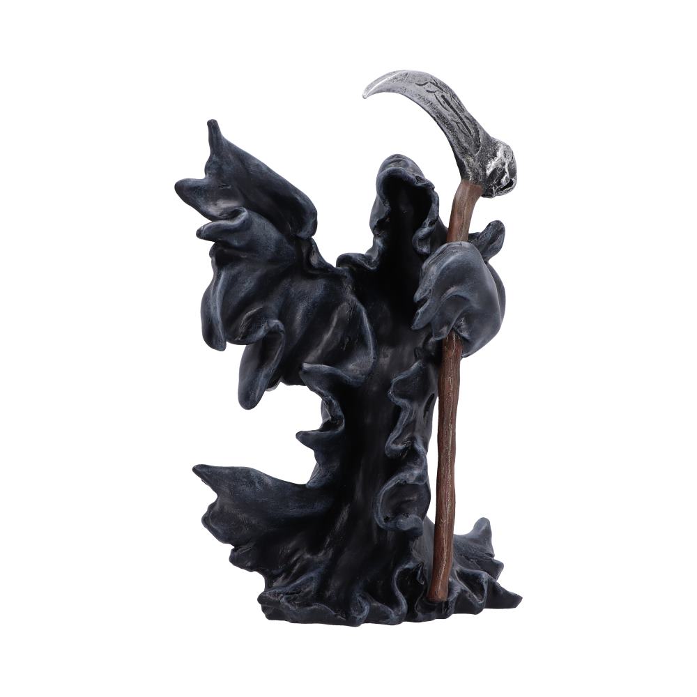 Shadow of Death Reaper Ornament - side of the windblown cloak and pointed sculpted edges