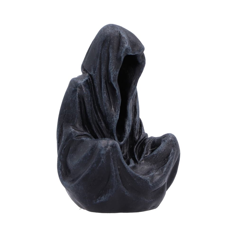 Final Rest Reaper Ornament Set - side profile of the compact cross-legged reaper