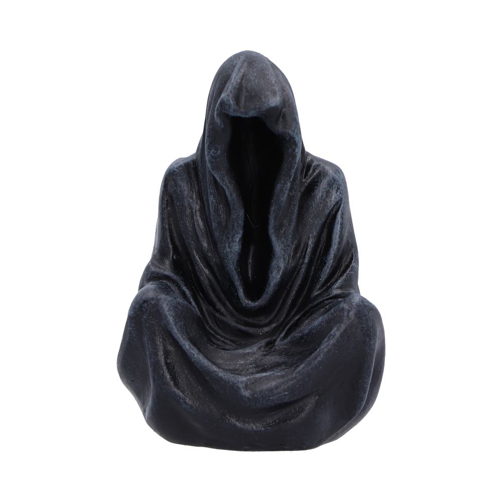 Final Rest Reaper Ornament Set - small black-robed reaper seated cross-legged