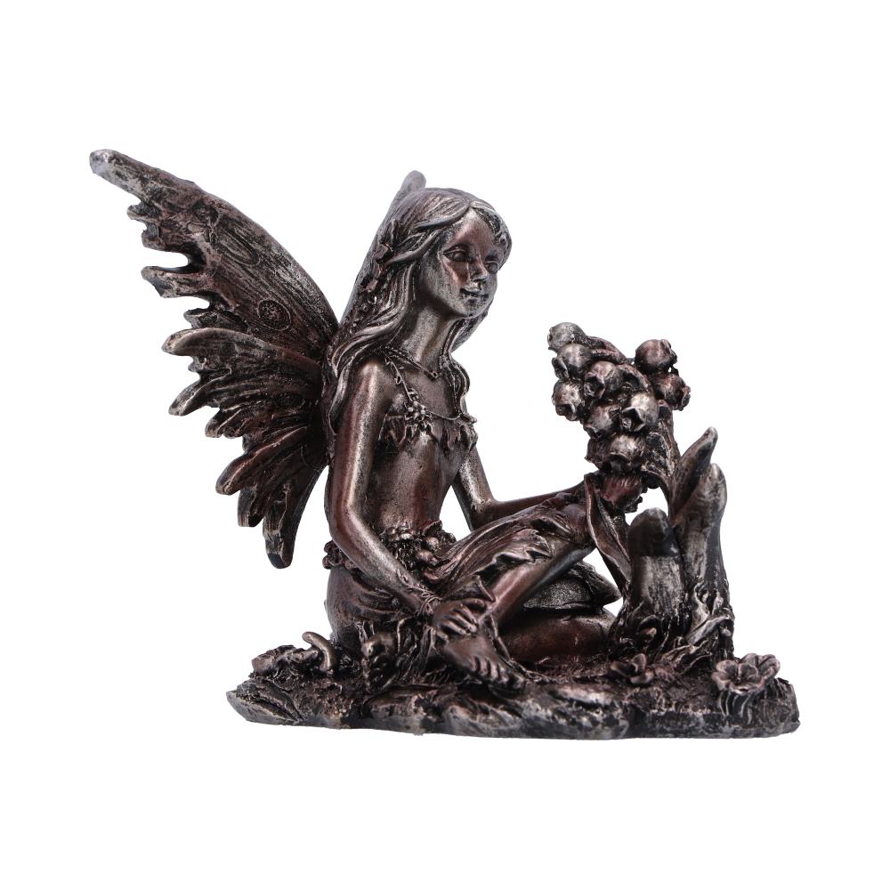Enchanted Forest Blossom Fairy Figurine - opposite side showing the flowering stem
