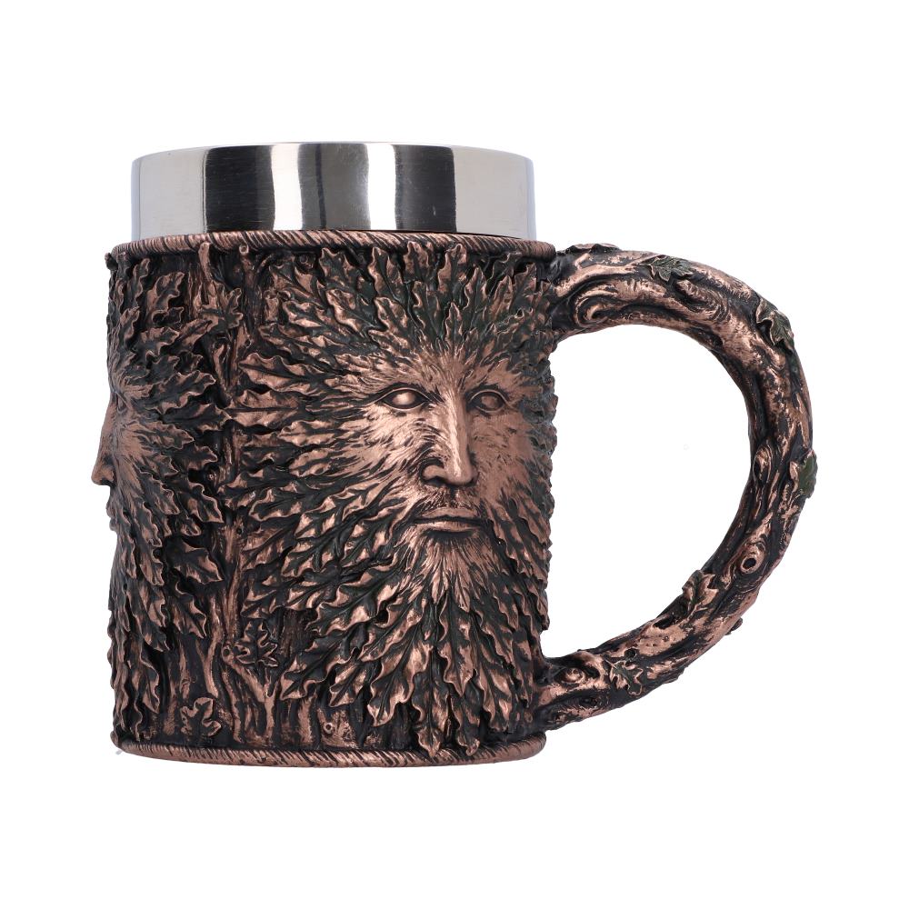 Oak Father Treeman Tankard - woodland face emerging from the bark-textured tankard