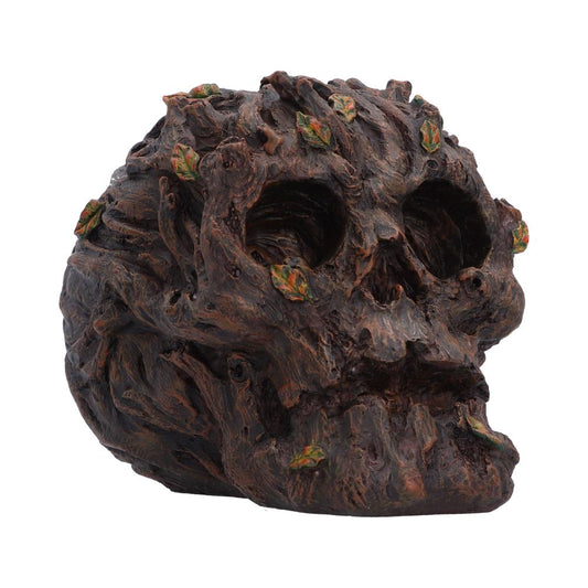 Deadwood Tree Skull Ornament - brown tree skull formed from sculpted roots and bark